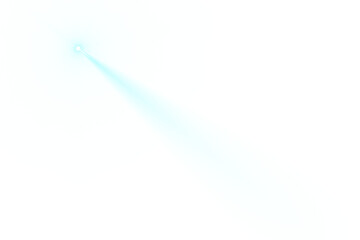 Digital png illustration of blue abstract light on transparent background