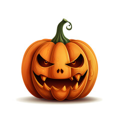 Pumpkin clip art isolated on white