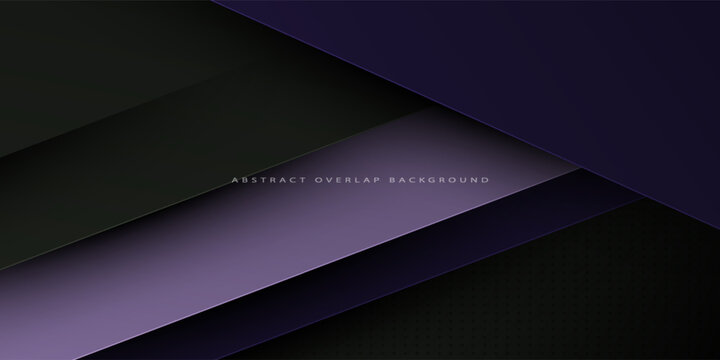 Abstract dark gray and purple overlap background template vector with triangle papercut pattern. Purple background with shadow design. Eps10 vector