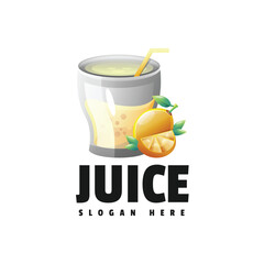 Juice colorful logo design 