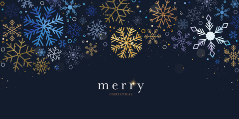 Happy Holidays, season's greetings and new year vector template with Christmas element decoration - 664178644