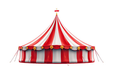 circus tent isolated on transparent background. Circus tent logo. Circus concept - obrazy, fototapety, plakaty
