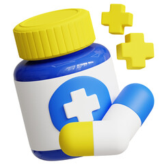 3D Medicine Icon - obrazy, fototapety, plakaty