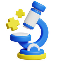 3D Microscope Icon