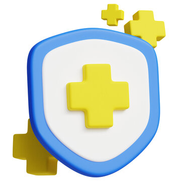 3D Health Protection Icon
