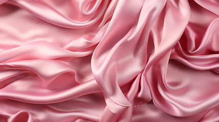 Obraz premium pink silk background HD 8K wallpaper Stock Photographic Image