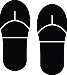 flip flops vector design icon for download. Eps