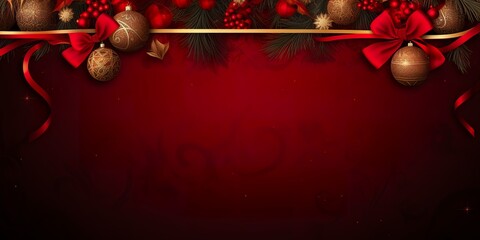 Christmas ball decoration background.