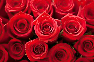 Red Rose Background for Valentine's Day.