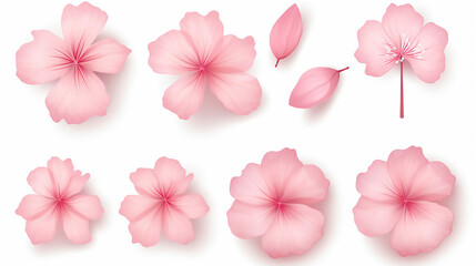 Beauty Pink Sakura Petals Set
