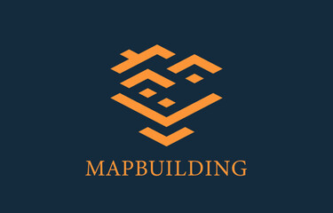 residence logo geometric real estate agency and construction