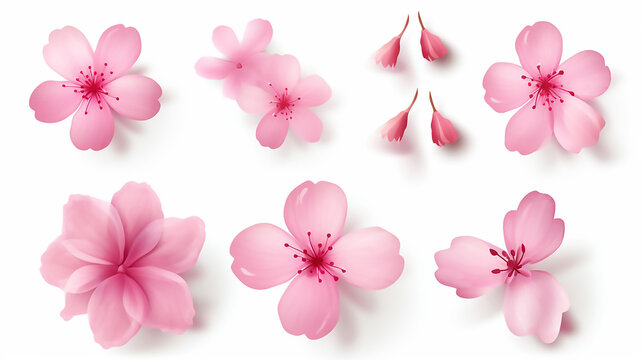 Fantastic Beauty Pink Sakura Petals Set