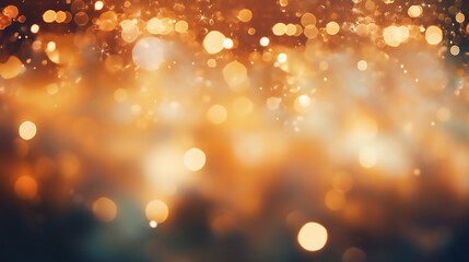 Amazing Abstract Christmas Light Bokeh and Vintage Blurry