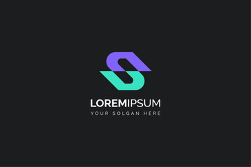 modern s letter Logo vector template