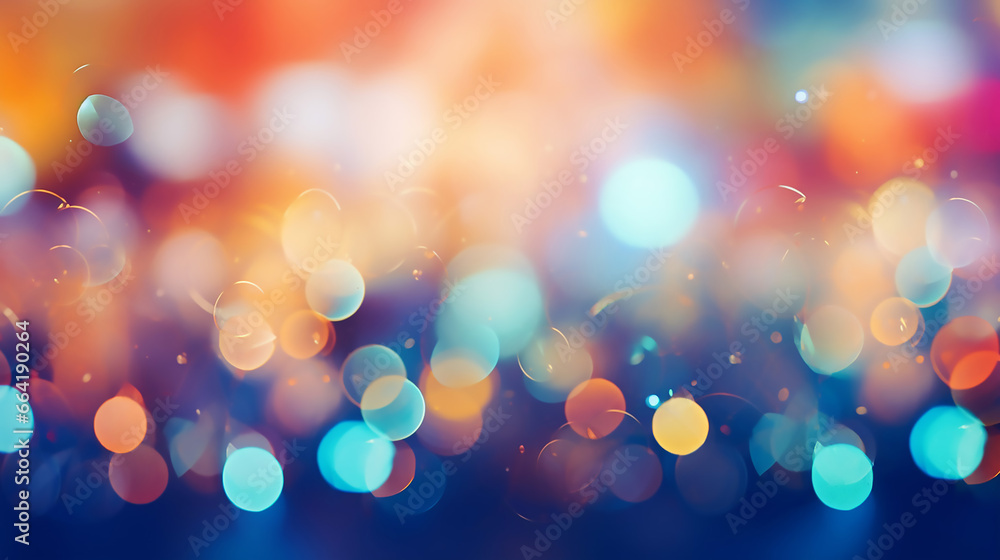 Canvas Prints beautiful colorful bokeh background