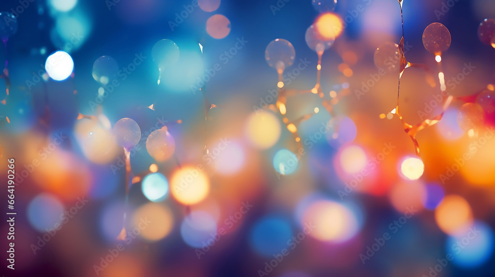 Canvas Prints amazing colorful bokeh background