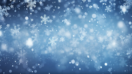 Fototapeta premium Decorative Christmas Background with Bokeh Lights