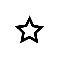 Star icon vector