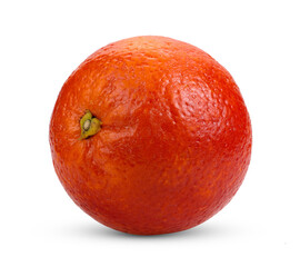 red blood orange on transparent png