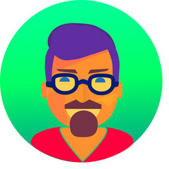 man with glasses and mustache