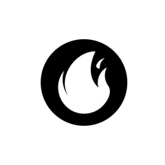 Fire icon vector