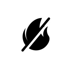 Fire icon vector