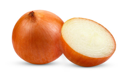 Onion bulbs isolated on transparent png