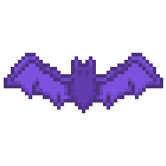 Fototapeta na wymiar bat animal vampire pixel art