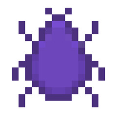 bug spider halloween pixel art