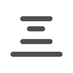Obraz premium hamburger menu Icon in trendy flat style, for your web site design, app, UI/UX. Vector illustration, EPS10