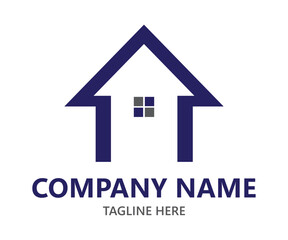 Real estate company logo bussiness