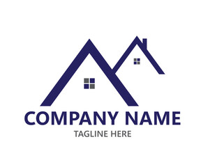 Real estate company logo bussiness