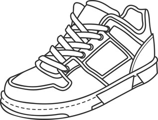 sports shoes icon without background