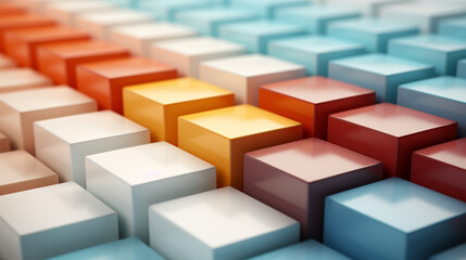 Abstract background with colorful squares