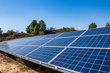 Solar panels and wind power generation equipment