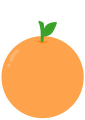 orange fruit cartoon
