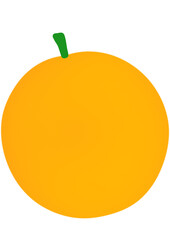 orange fruit cartoon