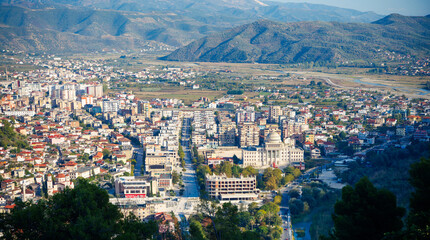 panoramic view of Berat city- Albania