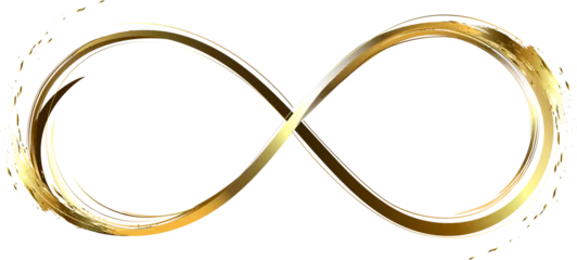 Gold infinity symbol © Nelli Valova