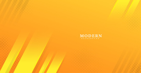 abstract modern yellow orange banner background