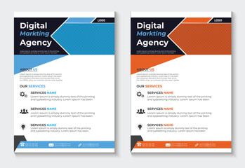 Obraz premium corporate business multipurpose flyer design
