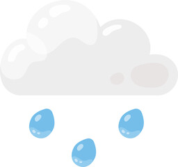 Rain weather icon