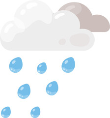 Rain weather icon