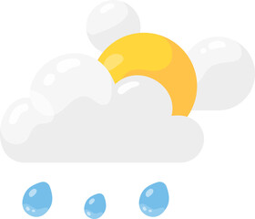 Rain weather icon