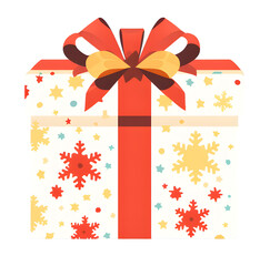 christmas presents gift box vector illustration