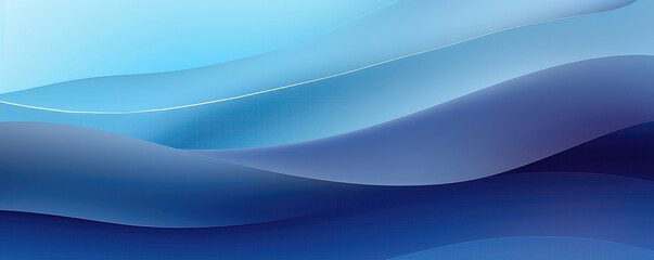 Abstract Gradient Background, Blending Shades Of Blue And Skyinspired Elements