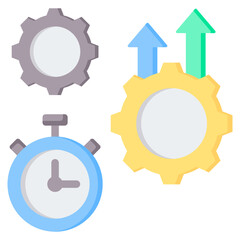 Productivity Flat Icon