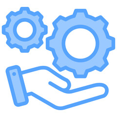 Services Blue Icon