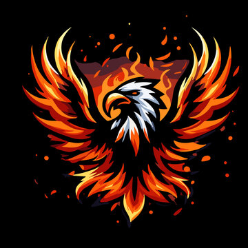 Eagle Flames Logo