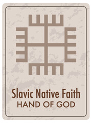 Hands of God: Slavic Native Faith Card